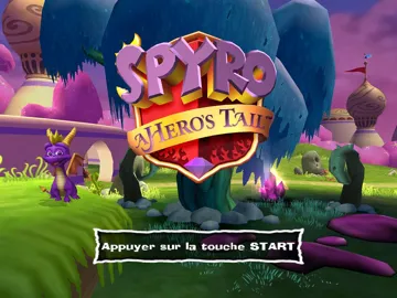 Spyro - A Hero's Tail screen shot title